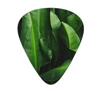 Boîte de rangement pour guitare acoustique avec motif feuilles de bananier fraîches, différentes épaisseurs