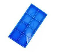 Boîte de rangement pour horloger avec 8/18/28 grilles pour l'organisation des outils, des pièces de montre et des accessoires de réparation de montres pour outils de réparation en plastique, 8 carrés