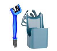 Boîte de rangement pour huile de chaîne de vélo | Boîte de rangement pour huile de chaîne de vélo | Nettoyant de chaîne, outil anti-spray d'huile de chaîne