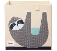 3 Sprouts - Boite Rangement Enfant - Cube de Rangement Tissu pour Jouets et Accessoires - Bac / Caisse Rangement Enfant - Boite Rangement Jouet - Idéal pour Enfants et Bébé - Paresseux