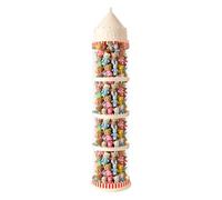 Boîte de rangement pour jouets, porte- transparent - château esthétique anti-poussière pour jouets dans la chambre à coucher, le salon de la maternelle