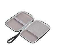 Boîte de Rangement pour Lampe de Lecture de Cou, Support de Lampe de Lecture LED pour le Cou, Sangle élastique, Nylon Gris Imperméable, Sangle de Transport de Chevet en EVA pour