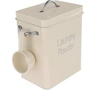 Boîte de rangement pour lessive avec cuillère doseuse, 4 l, boîte de rangement pour poudre à laver, poudre à laver, boîte de rangement pour poudre, aliments pour animaux de compagnie