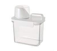 Boîte de rangement pour lessive - Distributeur de lessive hermétique avec bec verseur - 1100 ml