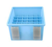 Boîte de rangement pour leurres de pêche avec 36 emplacements pour un rangement efficace des leurres de calmar, poulpe egi et crevettes en bois, dispose d'un trou de drainage pour l'entretien