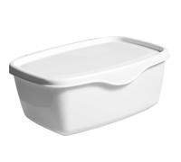 Boîte de rangement pour lingettes humides, boîte distributrice, boîte distributrice, porte-mouchoirs avec couvercle, blanc (blanc, taille unique)