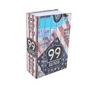 Boîte de Rangement pour Livre de Détournement, Coffre-fort Secret pour Dictionnaire de Stockage Secret(American Dream Type)