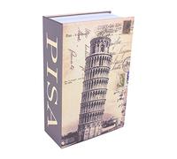 Boîte de Rangement pour Livre de Détournement, Coffre-fort Secret pour Dictionnaire de Stockage Secret(Pisa Leaning Tower Type)