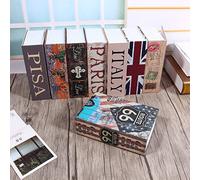 Boîte de rangement pour livre de dictionnaire, boîte de rangement portable avec serrure à clé de voyage, maison, bijoux, argent, serrure de sécurité cachée (American Dream), Diversion Book S