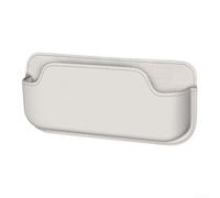 Boîte de rangement pour lunettes de soleil de voiture pour une organisation facile dans n'importe quelle voiture (blanc)