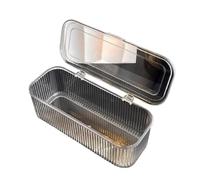 Boîte de rangement pour maquillage avec couvercle anti-poussière