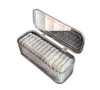 Boîte de rangement pour maquillage avec couvercle anti-poussière