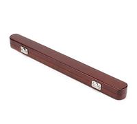 Boîte de rangement pour matraques - Étui en bois durable et respectueux de l'environnement - Fermeture à boucle sécurisée - Idéal pour les amateurs de musique et pour protéger le matraque (type 2)
