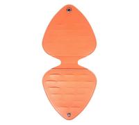 Boîte de rangement pour médiators de basse, sac de rangement en cuir PU, sac d'accessoires de guitare portable pour guitare acoustique, électrique, basse, marron, Refer to description, Unisexe