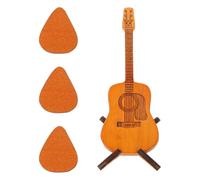 Boîte de Rangement pour Médiators de Guitare en Bois 3pcs avec Support | Porte-médiators Miniature, Étui de Voyage pour Médiators, Usage en Studio et Lors de Concerts
