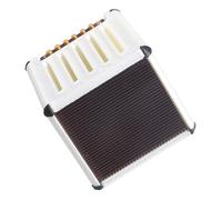 Boîte de rangement pour médiators de guitare imprimée - Look réaliste - Pour étudiants et enseignants - Cadeau idéal pour les joueurs de guitare, blanc, Beauté de masse