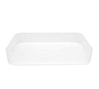 Boîte de Rangement pour Nail Art, conteneur pour Ongles, Support de Maquillage, Grande capacité, Acrylique Durable, Transparent, Organiseur de Bureau pour Salon de manucure, (Transparente)