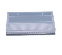Boîte de rangement pour ongles vide organisateur de meulage des ongles cas manucure tête de meulage boîte affichage porte-forets à ongles support (couleur transparente) Durabilité