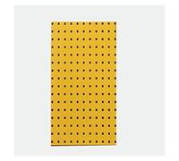 Boîte de Rangement pour Outils à Panneau perforé, Support de Rangement Mural avec Panneau d'affichage installé, Organisateur d'outils à Main, Forte capacité de Charge (Jaune, 39 x 20 x 0,047