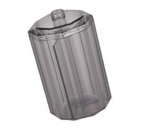 Boîte de rangement pour outils de cils avec plusieurs compartiments, organiseurs de maquillage, support rond en coton avec couvercle, support pour tampons de coton, boîte de rangement pour outils de