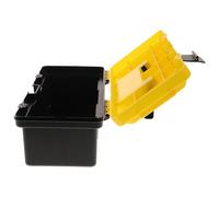 Boîte de Rangement pour Outils en Plastique Doré, Légère Plusieurs styles | Grand Format, Finition Soignée, Style Créatif, Usage Domestique ou Véhicule Style Aléatoire