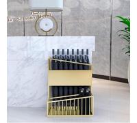 Boîte de rangement pour parapluie de grande capacité, support peu encombrant pour entrée, centre commercial, noir