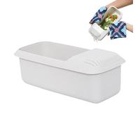 Boîte de rangement pour pâtes - Aide à la cuisson en plastique robuste - Boîte de cuisine polyvalente avec fonction égouttoir - Kit de gadgets pour pâtes, spaghetti, salade, préparation de cuisine