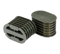 Boîte de rangement pour pêche à la carpe avec plusieurs compartiments, peut contenir 6 fils avant pré-attachés pour éviter l'enchevêtrement pour les clips de plomb hybrides