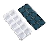 Boîte de rangement pour peinture d'artiste avec couvercle pour aquarelle, acrylique, gouache, peinture à l'huile, fournitures artistiques, gommes d'anniversaire