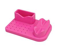 Boîte de rangement pour perceuse à ongles à 24 trous et embouts - Boîte de rangement professionnelle pour outils de manucure