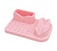 Boîte de rangement pour perceuse à ongles à 24 trous et embouts - Boîte de rangement professionnelle pour outils de manucure