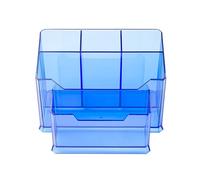 Boîte de rangement pour perceuse à ongles et forets à ongles en acrylique transparent