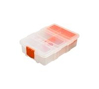 Boîte de rangement pour petites pièces, boîte à outils portable pour vis, clous, boulons, petites pièces, organiseurs d'outils avec séparateurs amovibles