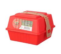Boîte de rangement pour petits à hamburger, boîte à sandwich réutilisable, boîte à hamburger réutilisable, récipient à sandwich avec ouverture à, pour collations réutilisables
