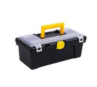 Boîte de rangement pour petits outils et quincaillerie en plastique ABS solide avec épaisseur de paroi uniforme et fermeture sécurisée de la boucle (c)