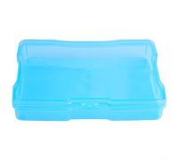 Boîte de rangement pour photos de 10 x 15 cm avec corps transparent, fermeture à boucle et cloison fixe pour loisirs créatifs et organisation de bureau (couleur aléatoire)