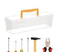 Boîte de Rangement pour Pièces,Organisateur de Petits Éléments - Coffret de Rangement Transparent avec Compartiments pour Écrous Boulons Électronique Borne Marqueur Cliquet Pince Clé et