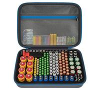 Boîte de rangement pour piles (bleu, taille L)