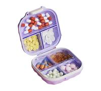 Boîte de rangement pour pilules 7 jours - Fermeture sécurisée - Portable - Pour la gestion des médicaments