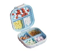 Boîte de rangement pour pilules 7 jours - Fermeture sécurisée - Portable - Pour la gestion des médicaments