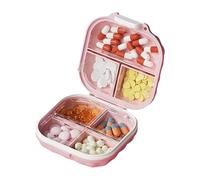 Boîte de rangement pour pilules de 7 jours - Fermeture sécurisée - Portable - Pour la gestion des médicaments - Anti-poussière