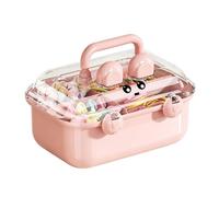 Boîte De Rangement Pour Pinces À Cheveux - Coffre Utilitaire Mobile De 12,4 Cm, Conteneur De Bureau Transparent, Compartiment De Tri À Bande À Fermoir Sectionnel | Organisateurs De Comptoir De Dressag
