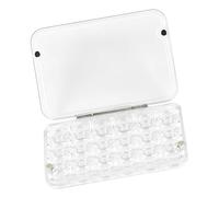 Boîte de rangement pour plateau de peinture à l ' aquarelle magnétique acrylique à 24 sections avec fonction d ' humidité pour les artistes et les étudiants Boîte hydratante pour aquarelle acrylique