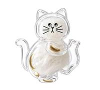 Boîte de rangement pour poils de chat, organisateur de commémoration magnétique, boîte de rangement pour poils d'animaux comme rappel | Cadeau pour amis bien-aimés adolescents, réfrigérateur, machine