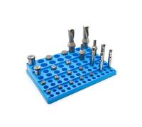 Boîte de rangement pour porte-outils CNC Boîte à outils ER20 25 32, foret à pince, fraise, stockage et tri CNC, pièces manuelles de grande capacité(10-12 Square hole)