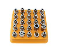 Boîte de rangement pour porte-outils CNC BT30 porte-outil boîte de rangement avec 25 trous for Center d'usinage CNC organisateur d'accessoires d'épaississement et de durcissement en plastique(A)