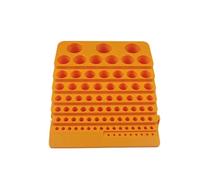Boîte de rangement pour porte-outils CNC BT40 boîte de rangement BT30 BT50 porte-outil support fraise boîtier en plastique dur outils organisateur CNC Center d'usinage(288 Hole)