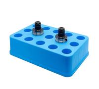 Boîte de rangement pour porte-outils CNC Centre d'usinage CNC BT40 porte-outil BT30 BT50 boîte de rangement fraise boîtier en plastique dur(4-16mm 206 holes)