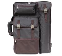 BoîTe De Rangement Pour Portfolio Artistique Sac d'art kaki A2, grand sac à dos de portefeuille, d'artiste en toile épaisse, planche dessin, fournitures portables(Color3)