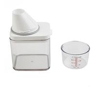 Boîte de rangement pour poudre à laver 700 ml avec aide au dosage, bouteilles vides, récipient, , détergent, boîte de rangement pour assouplissant